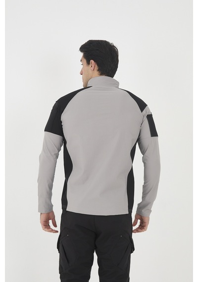 Camp Scoutland Camp138 Outdoor Tactical Su iticili Erkek Taş-Siyah Taktik Sweatshirt