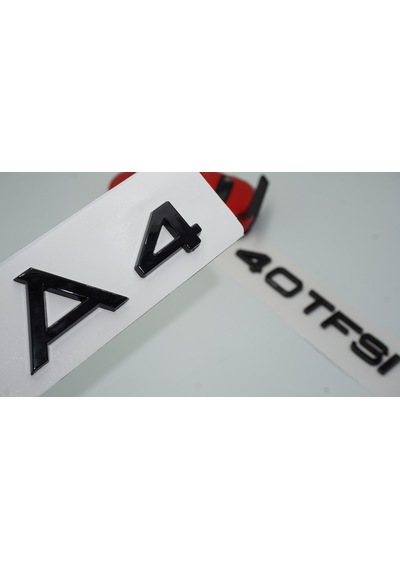 Dk Tuning Audi A4 40 Tfsi Parlak Siyah Abs Bagaj Yazı Logo Arma