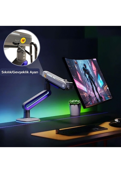 North Bayou Nb-f6 Rgb Gaming Monitor Kolu 32-60 İnç Uyumlu