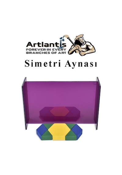 Simetri Aynası 5 Adet Ayna Yansıma Matematik Sınıf Ders Materyali