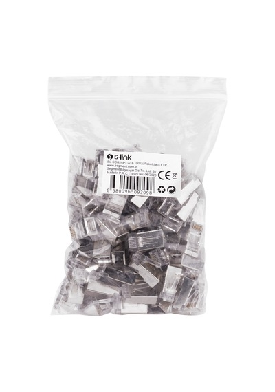 S-lınk Sl-cob24p Rj45 Yeni Nesil Jac Utp Cat6 Metal 100lü Paket 1923 Mh-hs6509-0327