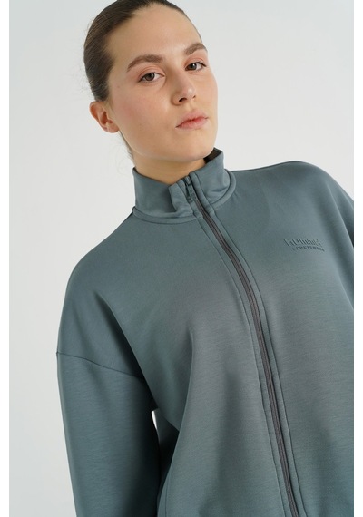 Hummel Sabrına Zıp Jacket Kadın Fermuarlı Ceket Yeşil