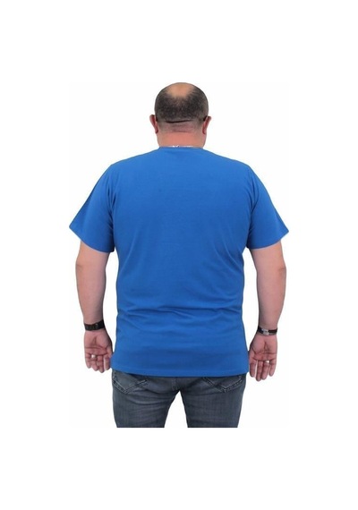 Starbattal Erkek Büyük Beden Sıfır Yaka Tişört Sydney 24139 Saks-Saks Saks Mavisi Starbattal Erkek Büyük Beden Sıfır Yaka Tişört Sydney 24139 Saks-Saks Saks Mavisi