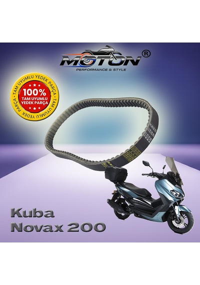 Kuba Novax 200 Varyatör Kayışı - Dayanıklı Güçlendirilmiş Yapılı Tayland Üretimi