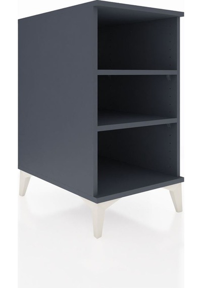 Kronos Komodin 2 Raflı 44x59x80 Antrasit-antrasit Antrasit