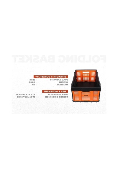 Katlanır Çok Amaçlı Taşıma Sepeti - 25kg Kapasite