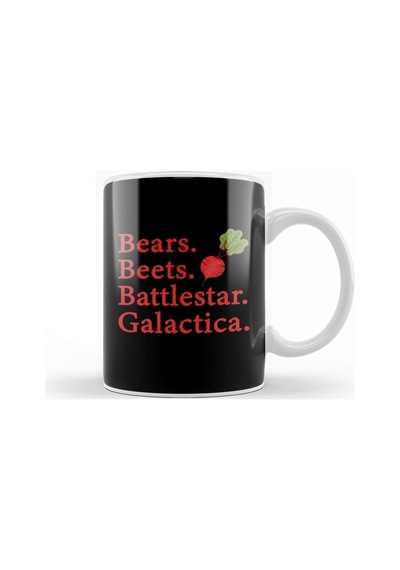 Bears Beets Battlestar Galactica The Office Kupa Bardak Porselen Karışık