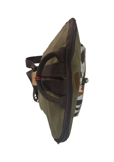 Old Cotton Cargo Vintage Kanvas Renkli Otantik Günlük Gezi Seyahat Sırt Çantası Lucas Bag 30 Cm X 37 Cm Kahverengi