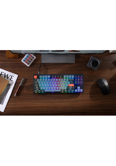 V3 QMK Custom-Keychron Brown Switch-RGB-Hotwap-Full Assembled-Fro