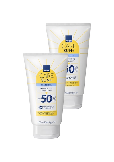 Avon Sun+ Protect Hassas Ciltler İçin Nemlendirici Güneş Kremi SPF50 12 x 50 ML