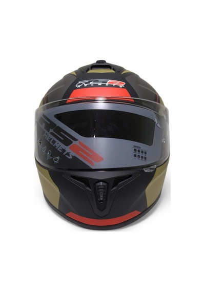 Rs2 Kapalı Kask Bej/siyah/gri/kırmızı L Rs320 32002/3