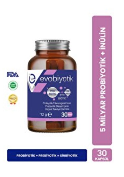 Evobiyotik 30 Kapsül Probiyotik & Prebiyotik