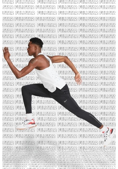 Nike Phenom Elite Knit Pant Waterproof Bel Cepli Reflektörlü Yürüyüş Koşu Pantolunu Siyah
