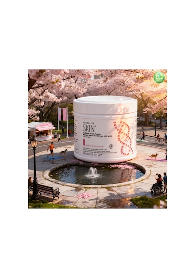 Skın Collagen Drink Kolajen Tozu Çilek Limon Aromalı 171 G Cilt Desteği