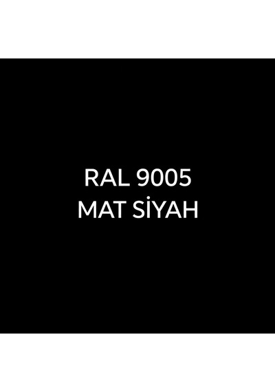 Elb Mat Siyah Sprey Boya Ral 9005 400 Ml 9005 Ral Mat Siyah
