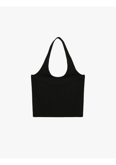 Koton Halter Yaka Kolsuz Pamuklu Crop Bluz Siyah 6sal30055ık Siyah