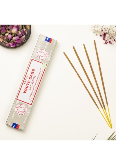 Satya Beyaz Adaçayı Aromalı Masala Çubuk Tütsü