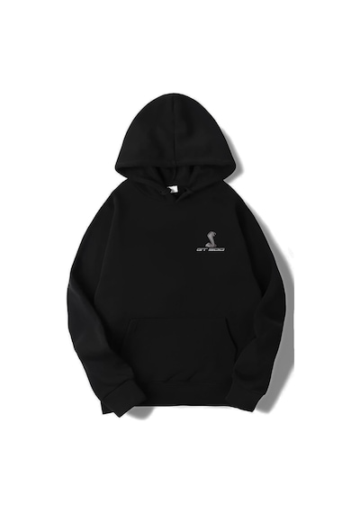 Brz Collection Unisex Oversize Shelby Gt500 ''eleanor'' Hoodie Siyah