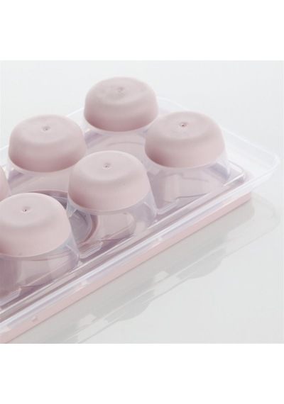 Buffer 12li Kapaklı Yapışmaz Silikon Tabanlı Plastik Küp Buz Kalıbı Renkli