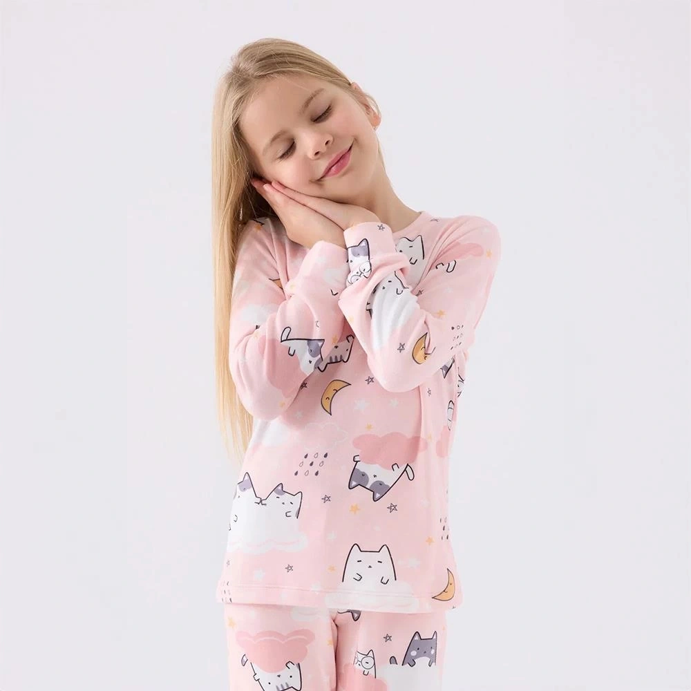 Rolypoly Rp3460c Kız Çocuk Kışlık Pijama Takım AÇIK PEMBE