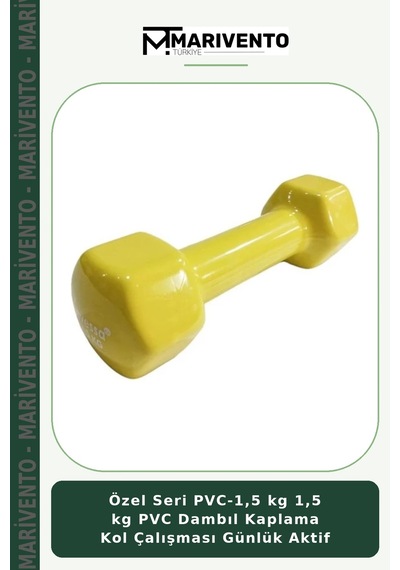 Özel Seri Pvc-1,5 Kg 1,5 Kg Pvc Dambıl Kaplama Kol Çalışması Günlük Aktif