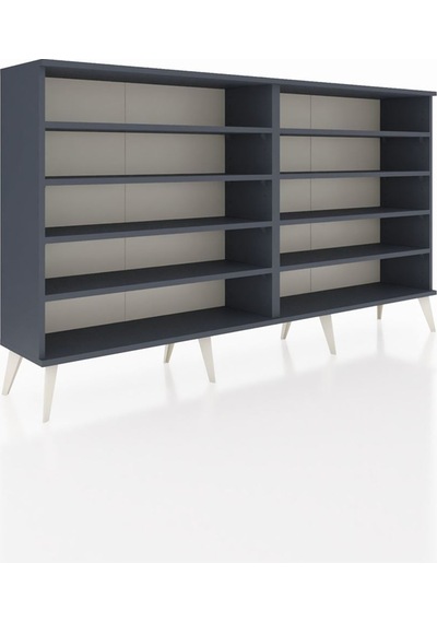 Arges Konsol 8 Raflı 176x30x99 Antrasit-antrasit Antrasit-antrasit Arges Konsol 8 Raflı 176x30x99 Antrasit-antrasit Antrasit-antrasit