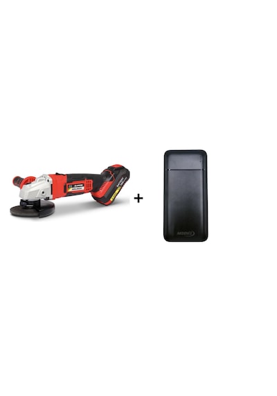Stayer STY-AGL2024 18 V 4.0 Ah 115 MM Çift Akülü Taşlama Makinesi + Powerbank