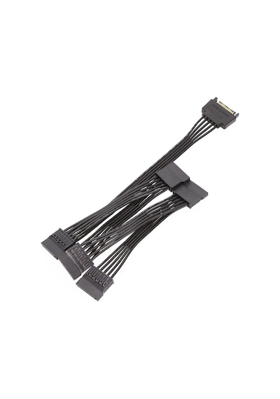 Molex Sata To 5X Power 15 Pin 4977P Güç Çoklayıcı Kablosu Disk Hd