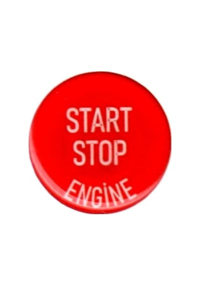 Start Stop Damla Sticker Kırmızı Veya Siyah Ölçüler (2.3 Cm)