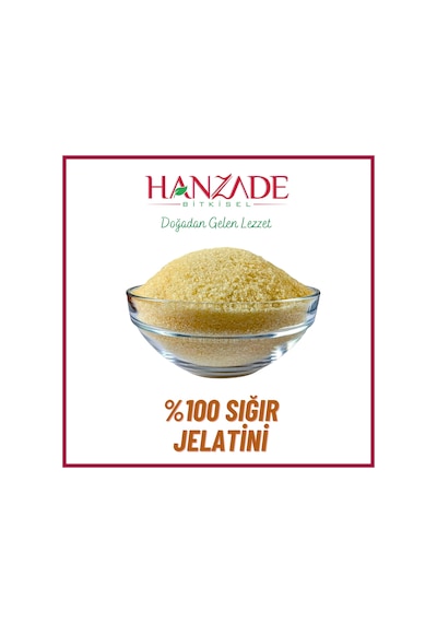 Hanzade Bitkisel Toz Jelatin 100 G