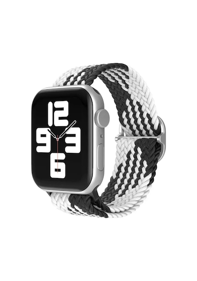 Newface Watch 22mm Star Kordon - Siyah-beyaz