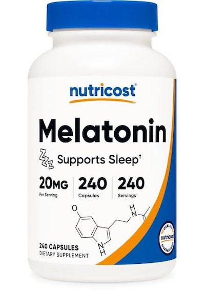 Nutricost Melatonin Uyku Desteği 20 Mg 240 Kapsül