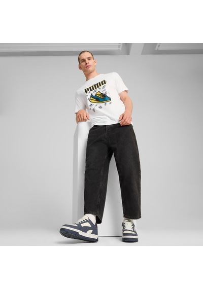 Puma Graphıcs Sneaker Tee Erkek Kısa Kollu Tişört 68320902 Beyaz
