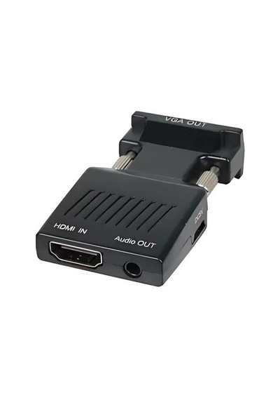 Vcom Ca336a Vga Erkek To Hdmi Dişi Dönüştürücü, Siyah