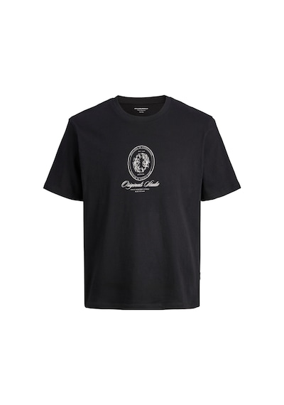 Jack & Jones Erkek T Shirt 12286609 Siyah Siyah