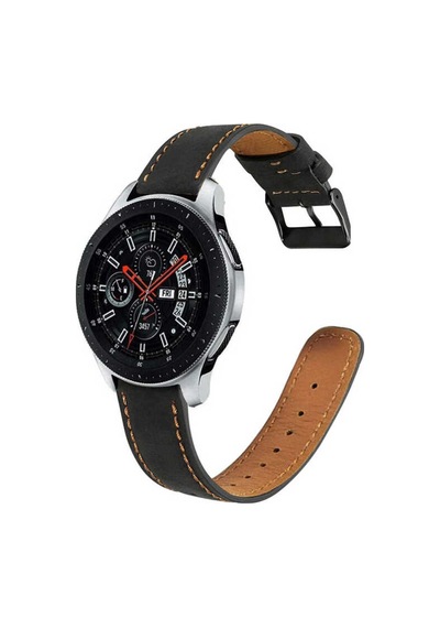 Huawei Gt2 46mm 22mm Uyumlu Krd-29 Deri Svl Kordon-kahverengi