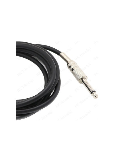 3 Pin XLR Dişi to 6.35mm Mono Erkek Mikrofon Ses Kablosu 5Metre