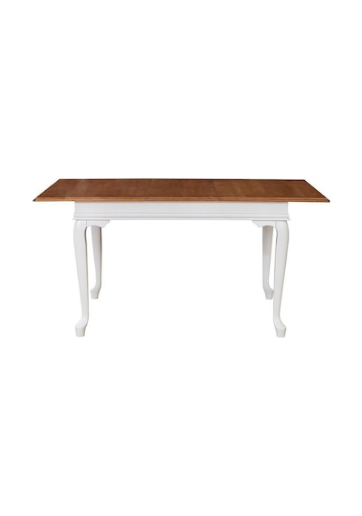 Rustik Açılır Yemek Masası 90x140 Beyaz - Ceviz Rustik Açılır Yemek Masası 90x140 Beyaz - Ceviz