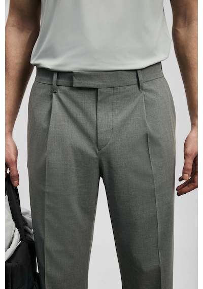 Lufian Nalon Smart Erkek Chino Pantolon Slim Fit Açık Gri Açık Gri 111190365100180