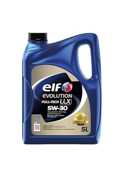 Motor Yağı Elf Evolutıon Full-tech Llx 5w30 3b 5 Litre Volkswagen 504.507 Onaylı 3 Adet