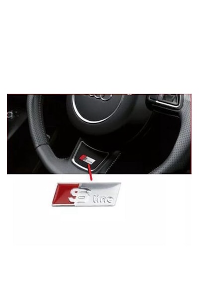Audi Sline Direksiyon Logosu Amblemi A3 A4 A5a A6 A7 A8 S3 S4 S5