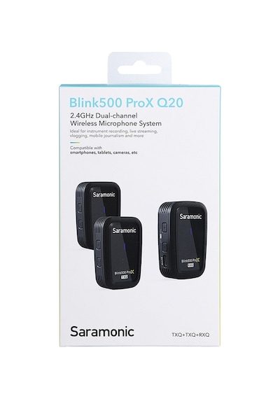 Saramonic Blink500 Prox Q20 Kablosuz İkili Mikrofon