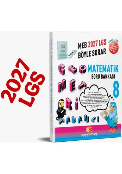 Sinan Kuzucu Yayınları Geometri Tabanlı Matematik Soru Bankası 8. Sınıf 2027 Meb Böyle Sorar