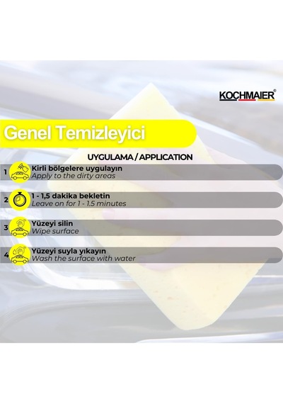 Oto Genel Temizleyici - Universal Cleaner 1 Litre Standart