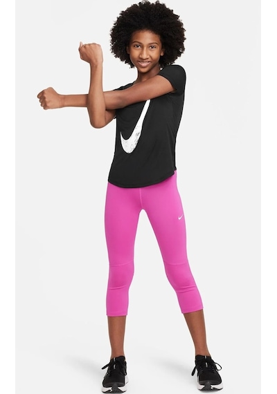 Nike Pro Dri Fit 3/4 Lenght Leggings Pink Kız Çocuk Capri Tayt Pembe