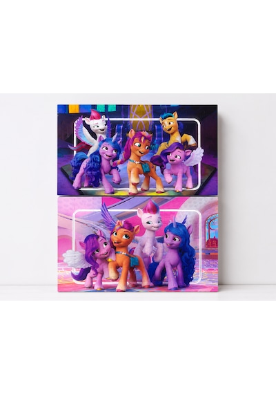 My Little Pony 2 Li Frame Puzzle Seti 35 Parça Çocuk Yapbozu