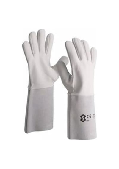 Steel Weld Argon Kaynakcı Eldiveni Beyaz