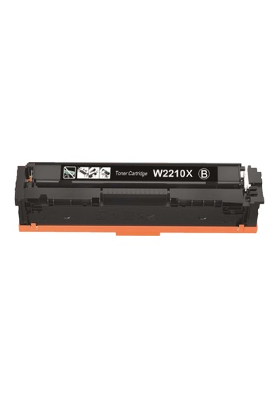 Hp W2210x 207x Uyumlu,  Toner Çipsiz Siyah Yüksek Kapasite Toner M255 Mfp M282 Mfp M283
