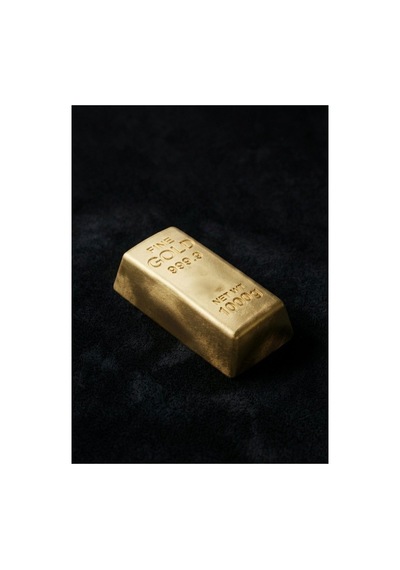 Dekoratif Külçe Masa Süsü Golden