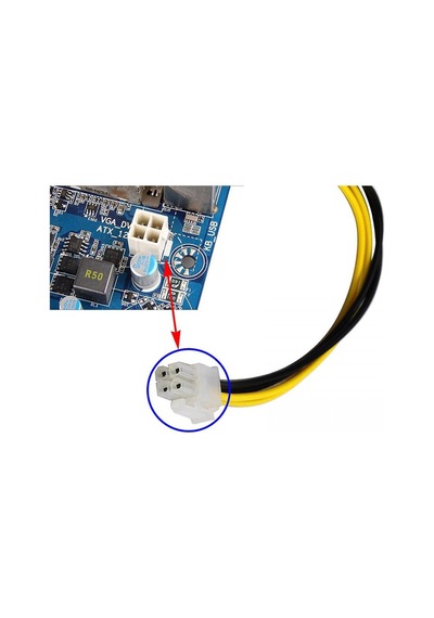 30 cm 4 pin dişi erkek cpu kablo 4 pin dişi erkek cpu uzatma kablo